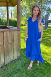 SunriseCC Dress | New Blue | Kjole fra Co' Couture
