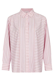 Gili Multi Stripe Shirt | Light Pink | Skjorte fra Neo Noir