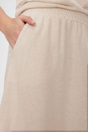 Lava Skirt 203840 | Sand Melange | Nederdel fra Freequent