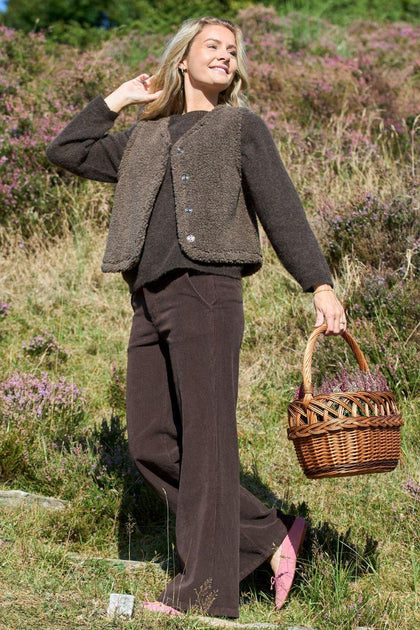 Bccora Corduroy Box Pant Nougat