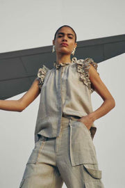Natuli Sh | Oyster Gray | Skjorte fra Copenhagen Muse