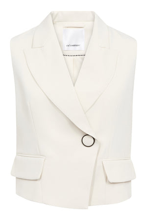 AliniCC Wrap Vest | Bone | Vest fra CoCouture