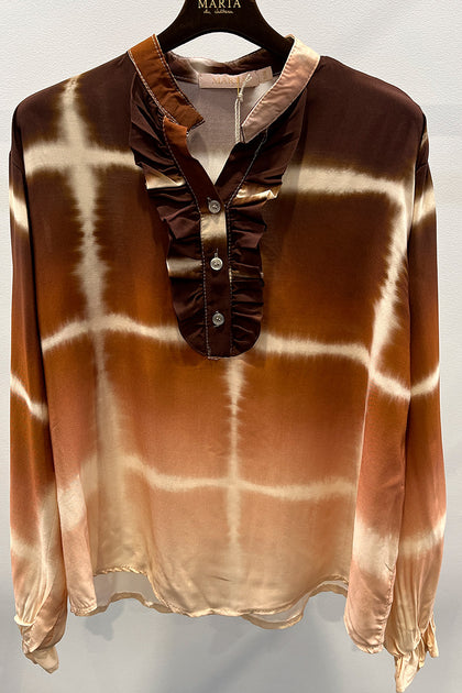 Marta du Chateau dam blus MdcJoceline 5891 - Marrone840TPN