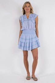 Kenia S Voile Skirt | Light Blue | Nederdel fra Neo Noir