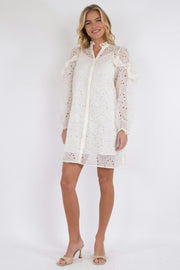 Abby Embroidery Dress | Ivory | Kjole fra Neo Noir