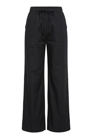 Polly Cotton Pants | Black