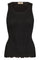 Elaine Seamless Silk Tank Top  | Black | T-shirt fra Mos Mosh