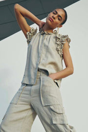 Natuli Sh | Oyster Gray | Skjorte fra Copenhagen Muse
