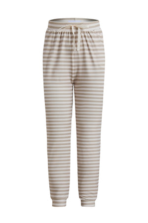Alma-Hose | Sand-Elfenbein-Streifen | Hose von Liberté