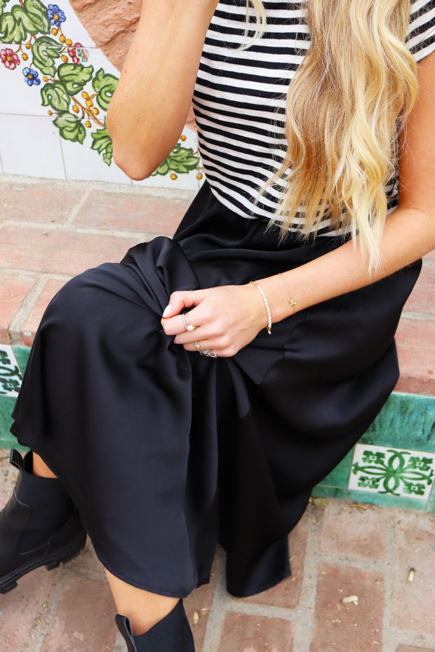 Ova Skirt | Black | Nederdel fra Liberté
