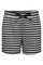 Alma Shorts | Black Creme Stripe | Shorts  fra Liberté