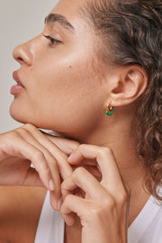 Astrid | Grass Green | Earrings fra Enamel