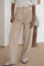 Wide Printed Pants | Beige | Bukser fra Avery