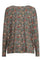 Alma Ls Top | Smiley Peace Brown | Bluse fra Liberté