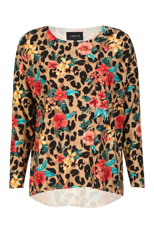 Alma Ls Top | Leo Floral | Bluse fra Liberté