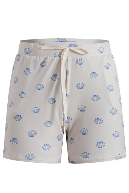 Alma Shorts | Ivory Cobolt Shell | Shorts Fra Liberté