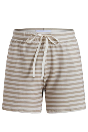 Alma Shorts | Sand Elfenbein Streifen | Alma von Liberty