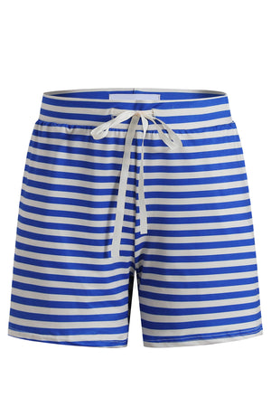 Alma Shorts | Stripe Ivory Cobolt | Shorts fra Liberté