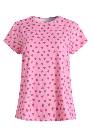 Alma U T-Shirt | Rosa Wassermelone | Alma von Liberty