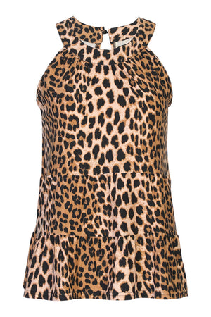 Alma Anni Top | Lux Leo X Neon Orange | Top fra Liberté