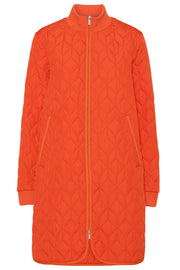 Padded Quilt Coat Art06 | Warm Orange | Termojakke fra Ilse Jacobsen