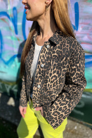 Emilia Leopard Jacket | Leopard | Jakke fra Neo Noir