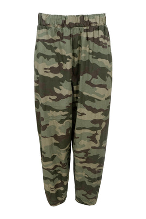 Ally Barrel Pant | Camouflage | Bukser fra Black Colour