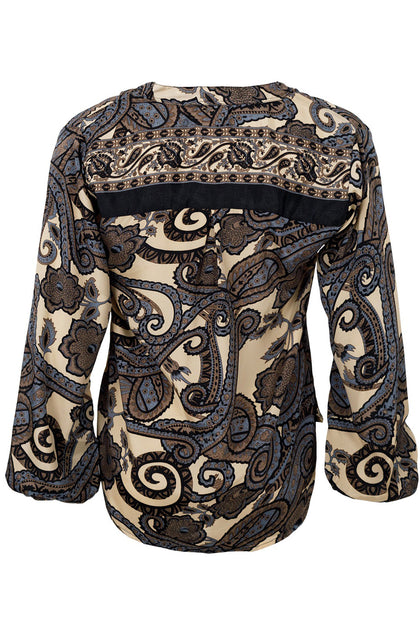 Black Colour Bluse - BcLuisa Raglan Bluse i Tobacco