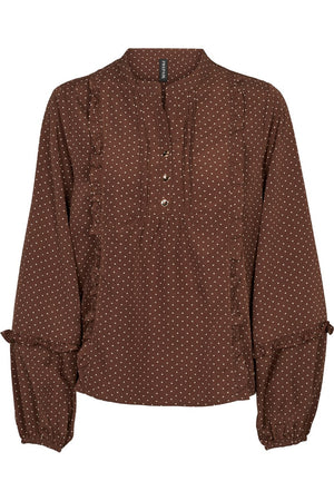 Camilla Blouse 2906 | Brown | Bluse fra Prepair