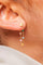 Lola Earring | Dreamy | Kæde øreringe med farvede perler fra Enamel