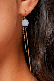 Aga Earrings | Light Blue | Øreringe fra Enamel