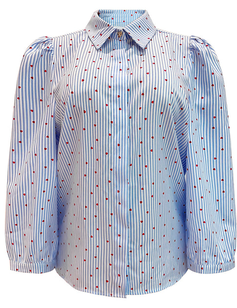 Liberte - Ea Ls Wrap Blouse 22258 - Bordeaux main image 1
