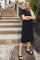 Alma Tshirt Dress | Sort | Kjole fra Liberté