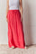 Eli Saa Solid Long Skirt | Rot | Rock von Atelier C