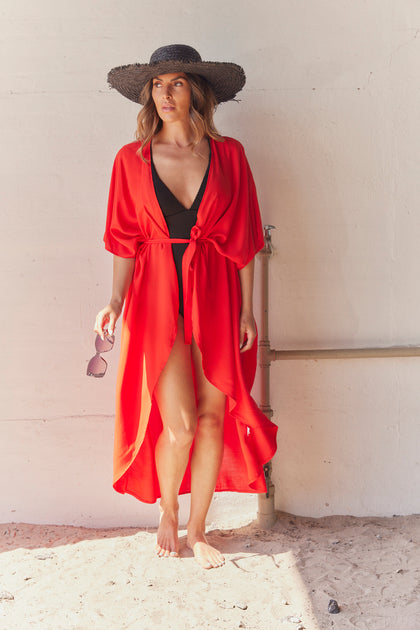 Kuno Kimono | Red