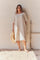 Kleid aus reinem Leinen | Beige | Kleid von Atelier C