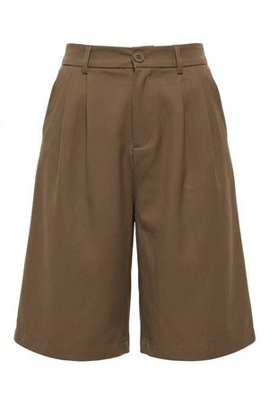 Pretty Tailored Bermuda Shorts | Brown