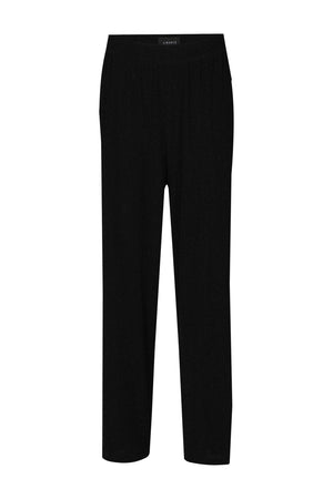 Katty Wide Pants | Black W. Black