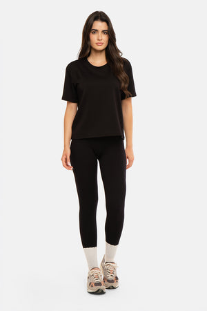 Ninna Rib Legging | Black