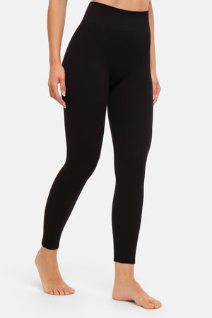 Ninna Rib Legging | Black