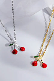 Saki Cherry Necklace | Sølv | Halskæde fra Coi
