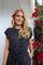 Alma U Tshirt | Black Grey Lace | T-Shirt fra Liberté