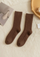 Berte Socken | Braun | Socken von By Timm