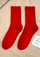 Bine Socken | Rot | Socken von By Timm