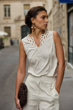 Trixie Tank Top | Beige