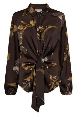 Zila Blouse | Moonbeam w. Nightshade | Bluse fra Freequent