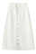 Adele Button Skirt | Weiß | Rock von Statebird