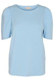 Fenja Tee Puff | Chambray Blue | T-Shirt fra Freequent