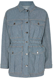 Milkboy Denim Pocket Jacket | Denim blue | Jakke fra Co'couture