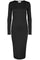 Natalia Ls Dress | Schwarz | Kleid von Liberté
